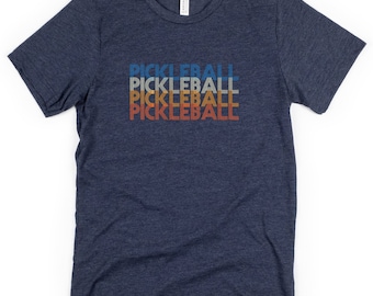 Retro Pickleball Shirt for Him or Her, Gift for Pickleball Player