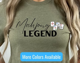 Mahjong Player Shirt, Mahjong Tee, Mahjong Shirt for Women, Gift for Mahjong Player, Mahjong Lover Tshirt, Mahjong Game Gift