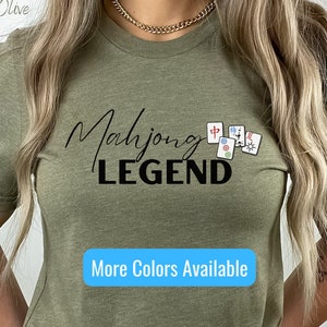 Mahjong Player Shirt, Mahjong Tee, Mahjong Shirt for Women, Gift for Mahjong Player, Mahjong Lover Tshirt, Mahjong Game Gift