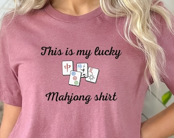 Mahjong Tee, Funny Mahjong Shirt, Mahjong Game Shirt, Mahjong Tiles Shirt, Mahjong Player Gift