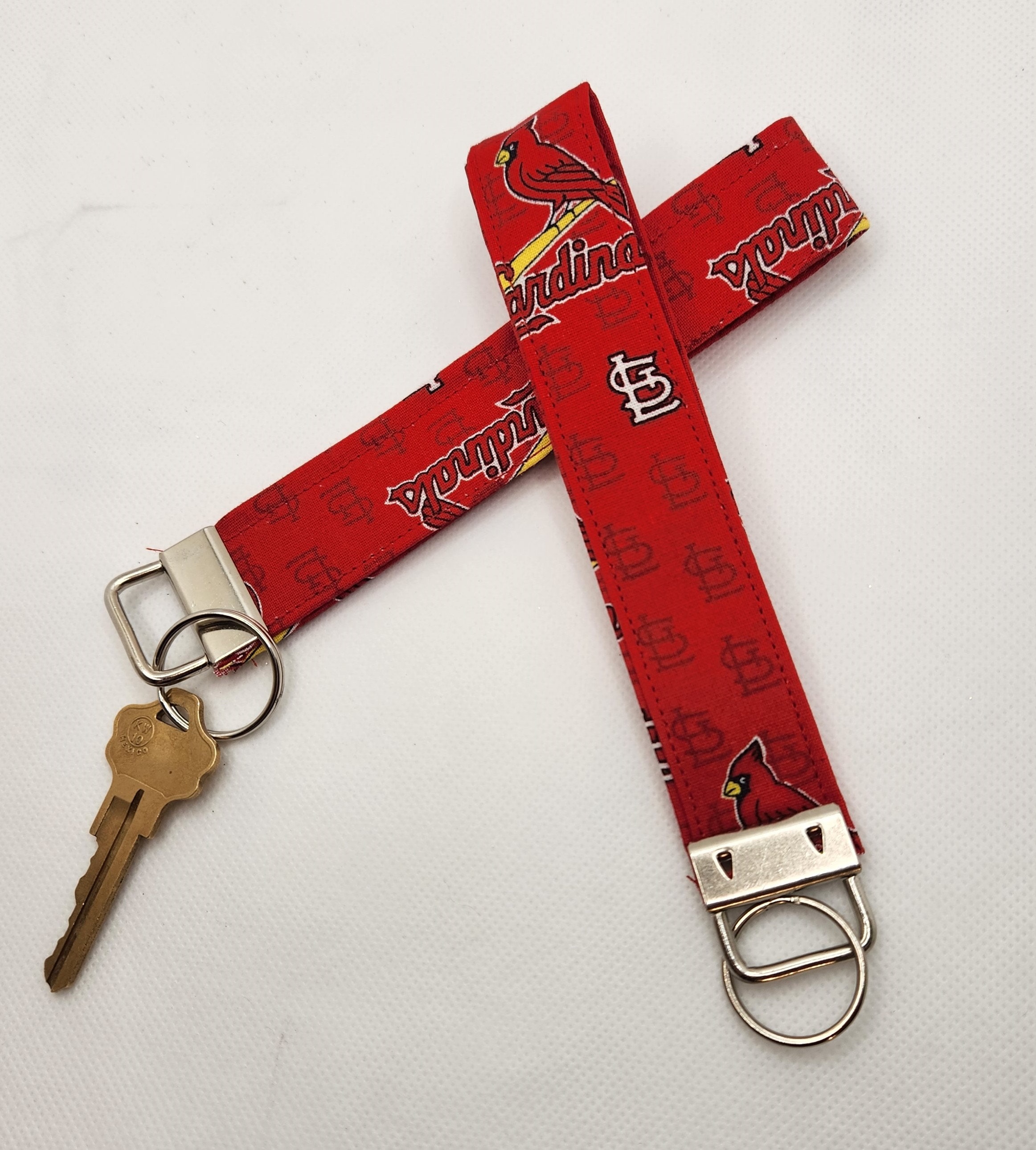 Large 3D St Louis Cardinals Lanyard with Stacked Design, Cardinals Necklace