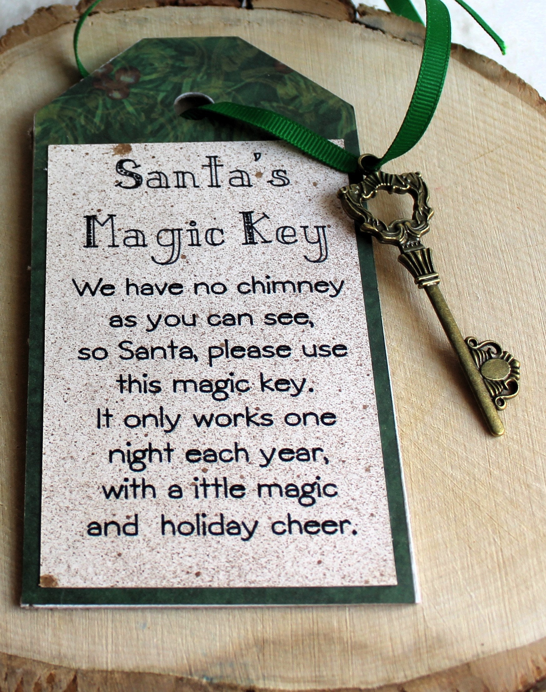 Handmade Santa's Magic Key Christmas Ornament - Etsy