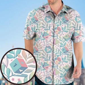 Halloween DnD Hawaiian Shirt, Dice Flower Button Shirt, Dungeons And Dragons Shirt, Dungeons And Dragons Gift, Button Down Shirt