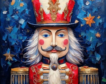 Nutcracker coaster set of 4,