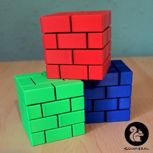 Ziegelstein-Puzzle-Box