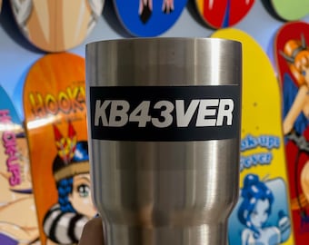 Ken Block 43 Forever Mug Sticker - Matte KB43EVER