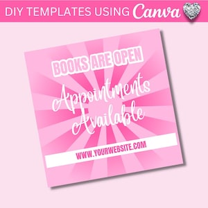 Appointment Flyers, Book Appointment Flyer, Appointments Available Flyer, Diy Appointment Flyer, Lash Appointment Flyer,Appointment Template