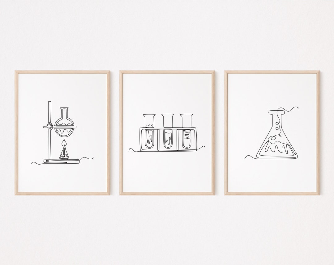3 Lab Equipment Wall Art/laboratory Poster/science Classroom Wall Decor ...