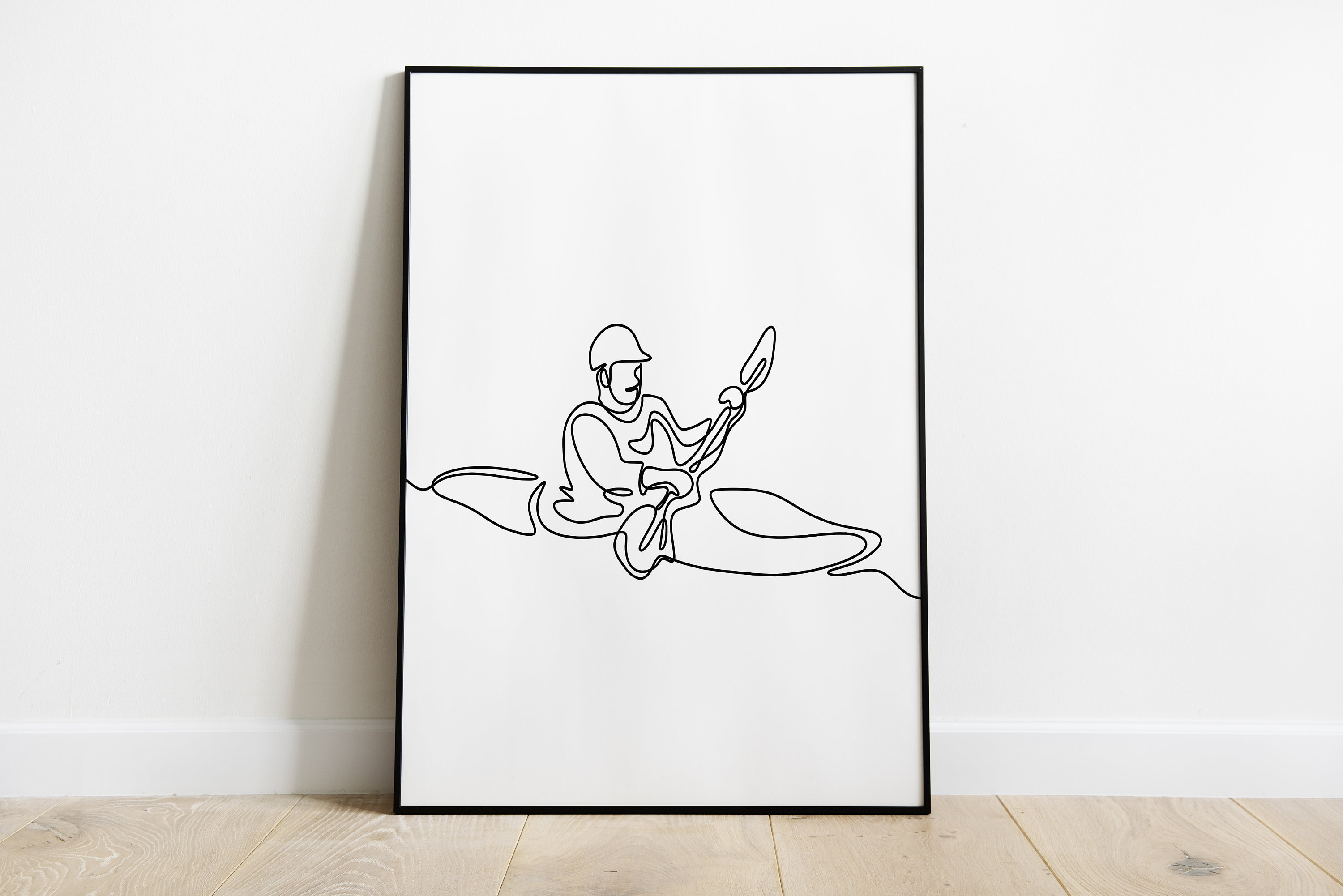 3 Kayak Poster/kayaking Wall Art/canoe Print/canoeing Printable/wall ...