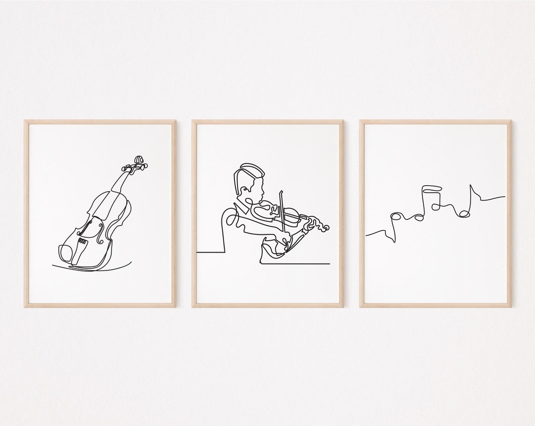 Cello Lessons Posters 3 Violinist Posters/violin Viola Wall Art/wall Decor/cello Teacher ...