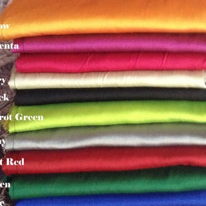 Handloom Polyester Silk Taffeta Fabric: Bridal Dress Material, 44" Wide