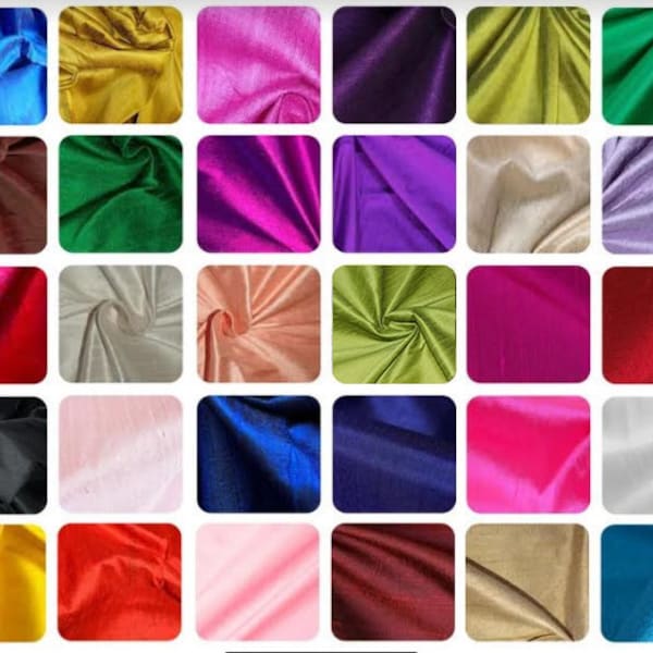 30 Colors Dupioni Silk Fabric, Dupioni Silk Fabric For Bridal Dresses, Dupioni Gown Fabric, Silk Fabric, Dupioni Silk Fabric By The Yards