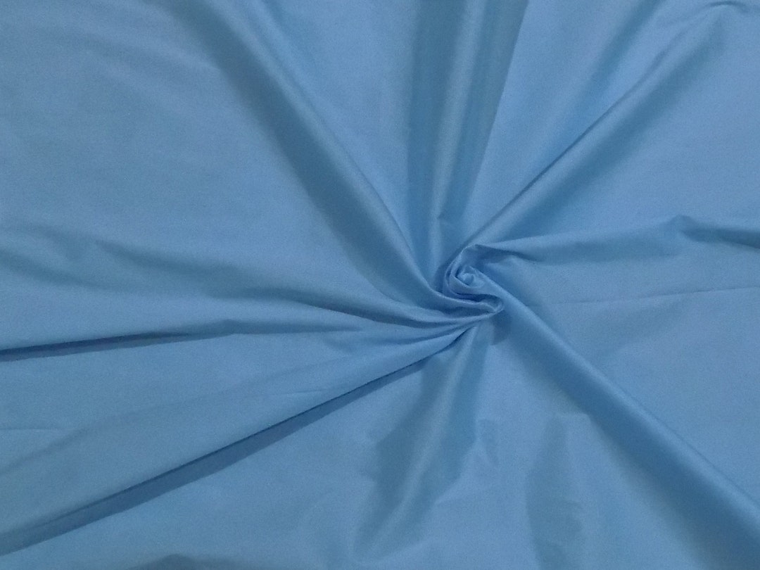 Sea Blue Taffeta Fabric, Silk Apparel Taffeta Fabric, Wedding Dress ...