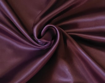 Shiny Charmeuse Satin Fabric: Luxurious Polyester Silk Blend, Bridal Gown Fabric