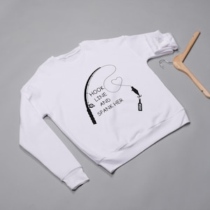 Hook Line and Spank Her SVG PNG JPG | Funny Fishing Digital Download | Naughty Fisherman Shirt Design | Adult Humor Cricut Cut File