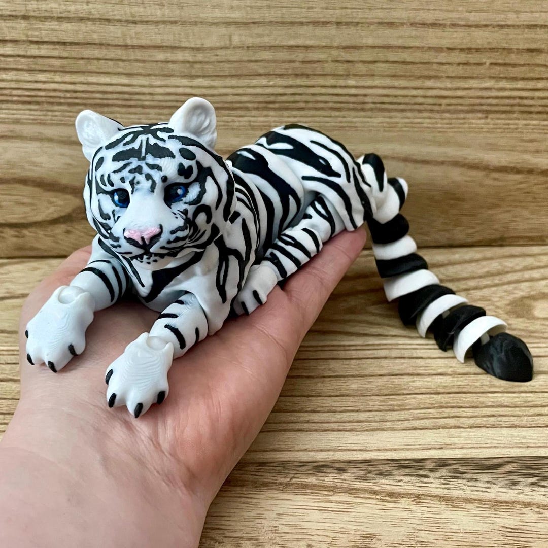 Tigri Tiger Casa Delle Bambole Tigre Bianca Stampata In 3D