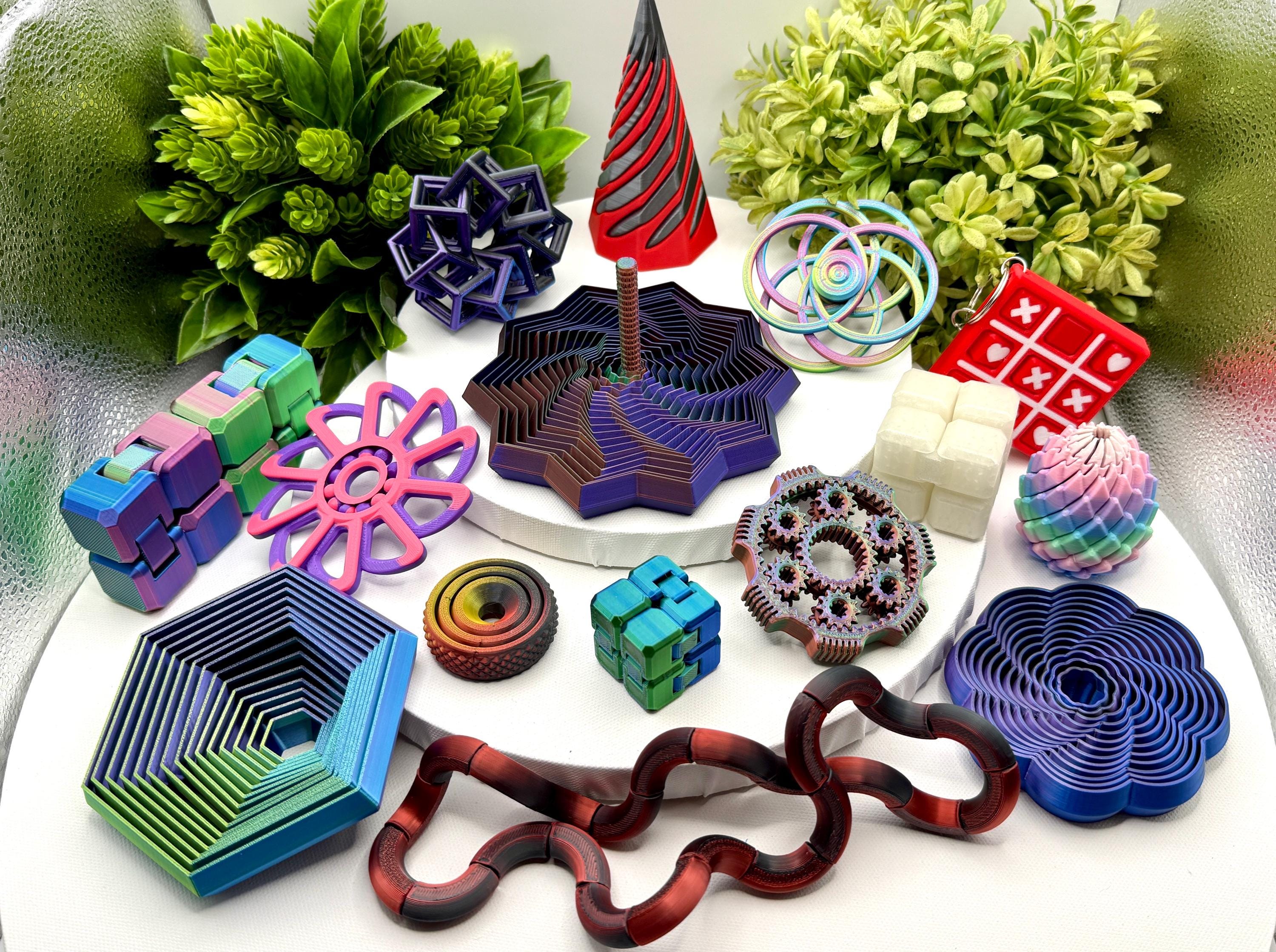 Mystery Fidget Variety Pack | 3D Printed Articulated Toy Assortment ...
