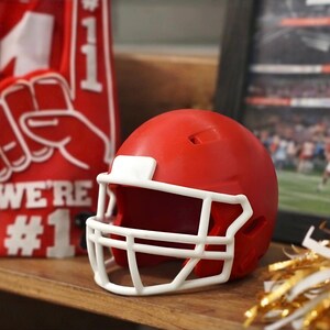 Mini casco de fútbol de color personalizado, decoración DIY con espíritu de equipo imagen 2