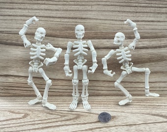3D-gedrucktes, bewegliches Skelett, individuelle Farbe, Halloween-Dekoration
