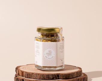 Wildblumen Bienenpollen 110g Natürliches Superfood, West Midlands UK, Glas