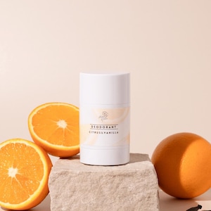 Bio Talg & Bienenwachs Deodorant: Zitrus Vanille, Aluminium Frei 50ml