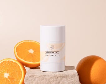 Bio Talg & Bienenwachs Deodorant: Zitrus Vanille, Aluminium Frei 50ml