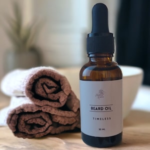 Organic Beard Oil - Natural Beard Oil Skincare Gifts for Him Beard Care Gifts for Bearded Men