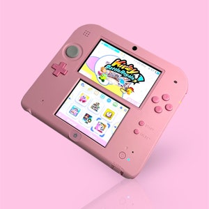 Nintendo 2DS pink Fully Loaded Retro Handheld Game Console - Etsy