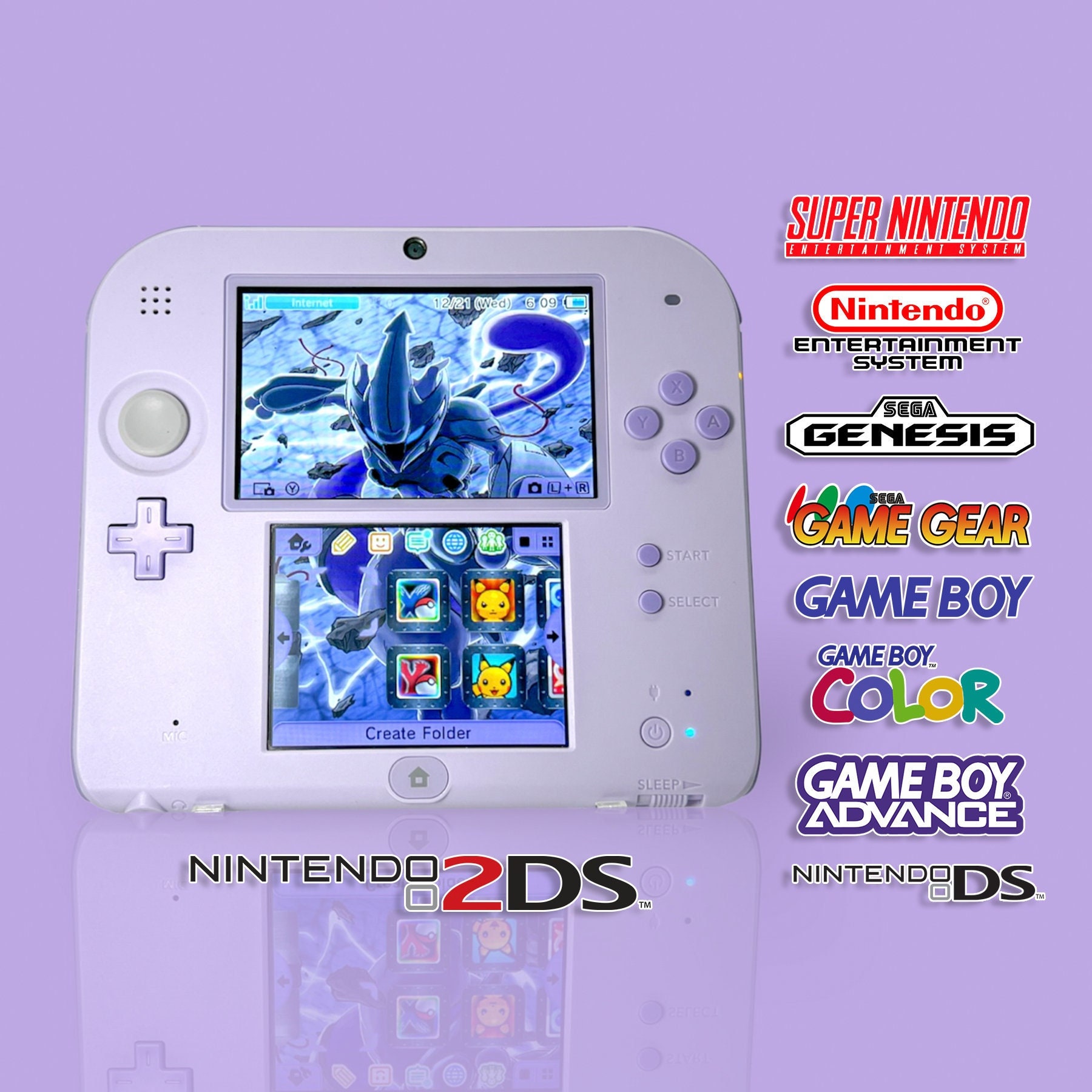 ニンテンドー2DS ラベンダー