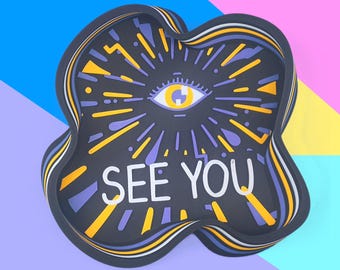 Eye See You Valet Jewelry catchall Tray