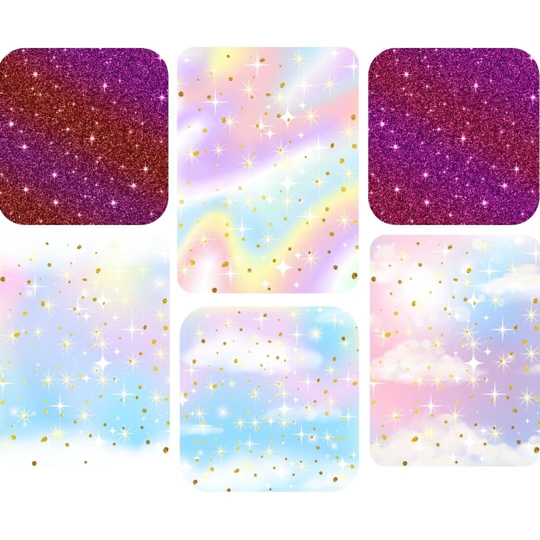 Luxury Hot Pink Digital Paper | Glam Glitter Sequin Textures | Bright ...