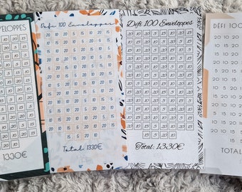 Défi 100 Enveloppes - Format A6