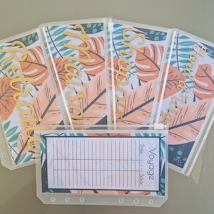 Enveloppe ZIP + tracker + étiquette - Format A6 - Jungle