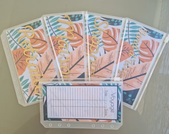 Enveloppe ZIP + tracker + étiquette - Format A6 - Jungle