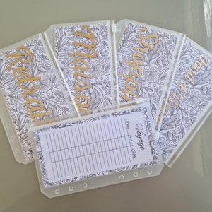 Enveloppe ZIP + tracker + étiquette - Format A6 - Noir & Blanc