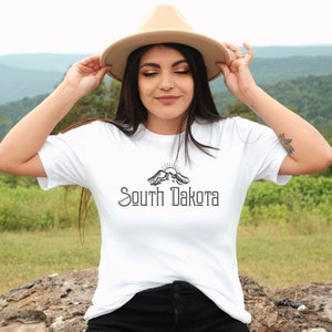 South Dakota Homestate Tshirt South Dakota Gift Apparel Clothing Hometown Tshirt For Her For Him Unisex Tshirt Midwest Shirts Mt Rushmore