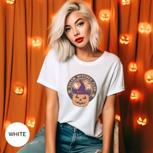 Salem Massachusetts Tshirt Halloween Witch Shirt Womens Halloween Shirt Salem Est 1692 Salem Halloween Gift Shirt Salem MA Halloween