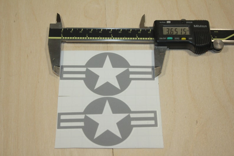 Modern Low Vis USAF Roundel Decals for RC Planes Etsy