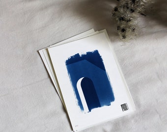 ARCHI_ series II / Art print - fine art - cyanotype architecture
