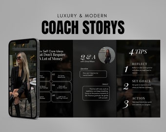 Coaching Instagram Story Templates | Digital Marketing Agency Stories Templates | Life Coach Templates | Coach Instagram Templates