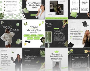 Social Media Manager Instagram Post | Trendy Social Media Templates | Aesthetic Marketing Agency | Social Media Marketing Stories