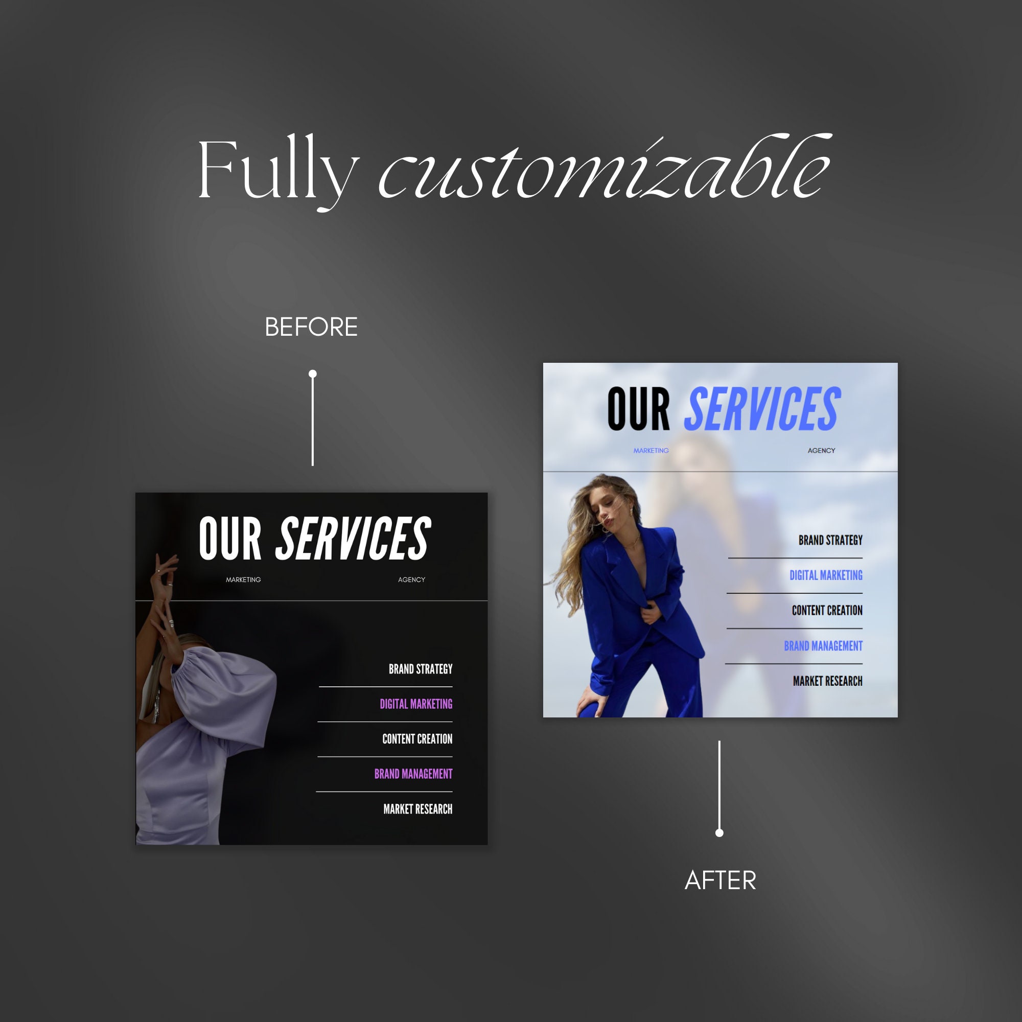 100 Social Media Marketing Instagram Templates Social Media Manager