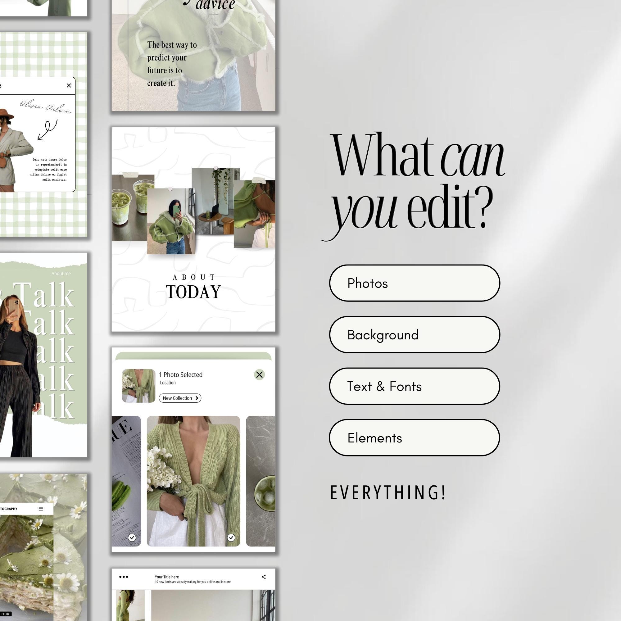 Content Creator Instagram Templates | Social Media Manager Canva Post ...