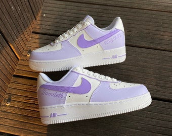 Lilac Air Force 1, Custom Air Force 1, Air Forces Custom, Custom Shoes, Purple Shoes, Custom Air Force 1 Low