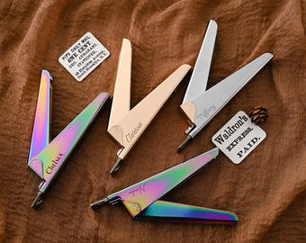 Personalized custom nail edge trimmer,stainless steel nail clipper,manicure tool,fake nail clippers with nail tips,nail trimmer,gift for her