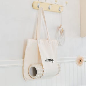 Personalized canvas yoga bag, custom canvas bag with meditation pocket, sustainable pilates accessories for yoga lovers