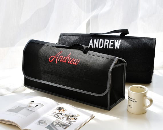 Personalized and customizable car trunk organizer bags. Suitable gifts for Father's Day and Groomsman