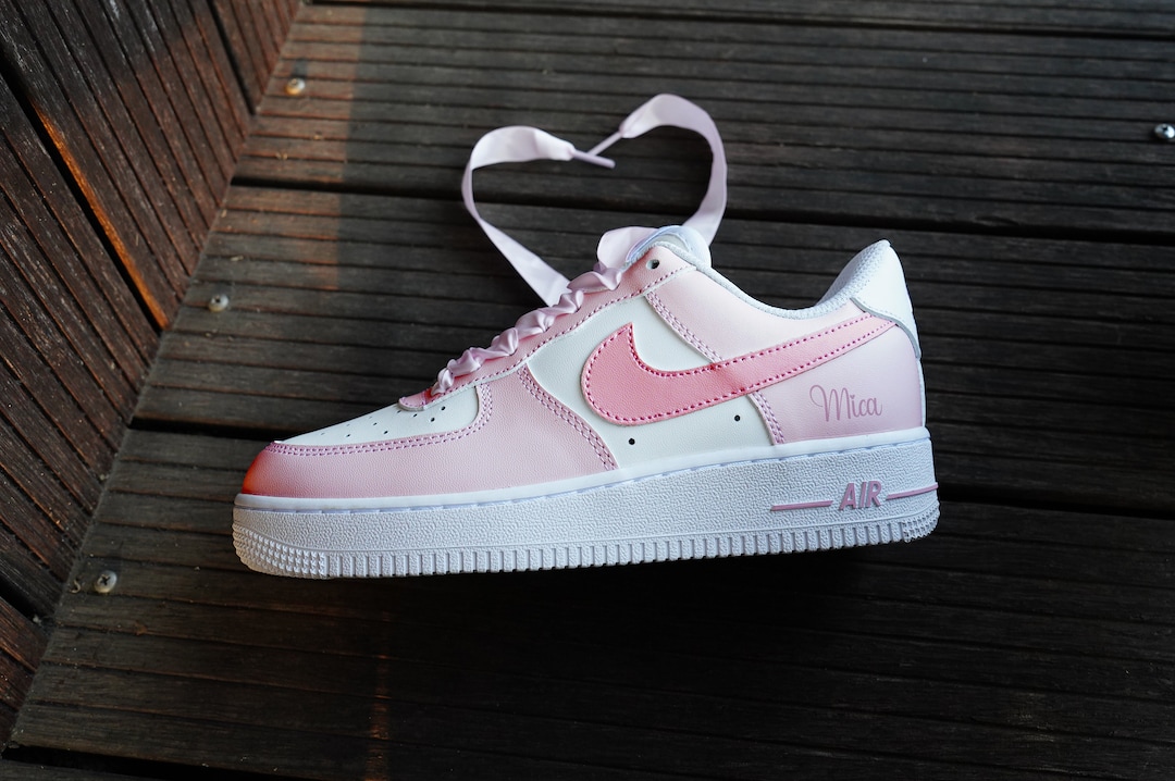 pale pink air force 1 lo trainers