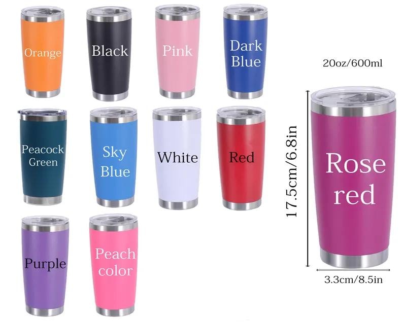 Personalized 20oz stainless steel travel mug. Suitable for vacations, cruise trips, and birthday gifts. image 7