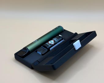 Handgefertigte Elfbar- Elfa Aufbewahrungsbox – personalisierbar, robust und  sicher, Gravurtext möglich, ideal für E-Zigaretten & Pods